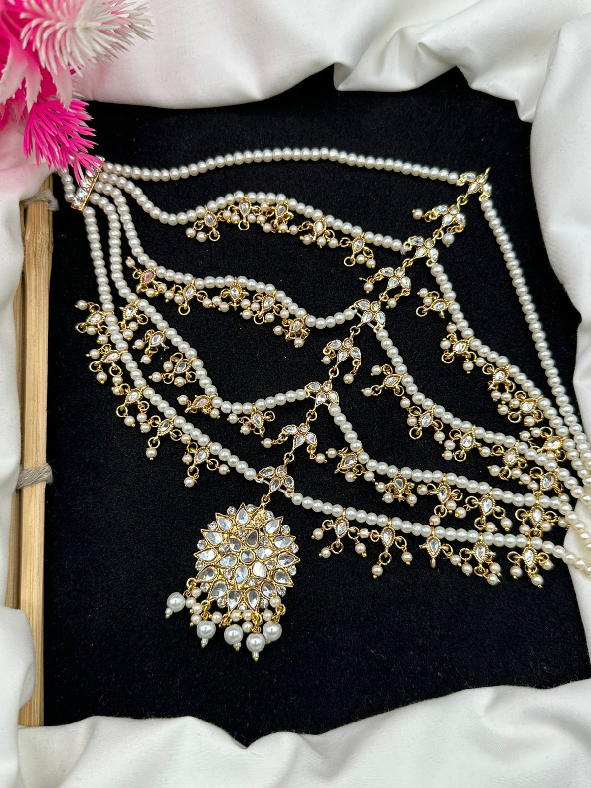 Kundan 5 Layers Bridal Matha Patti