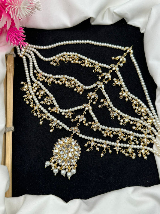 Kundan 5 Layers Bridal Matha Patti