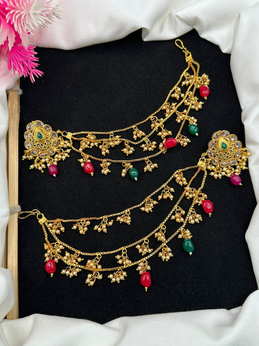 Indian polki earrings sahara