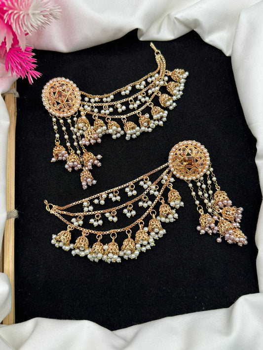 Bahubali earrings with sahara