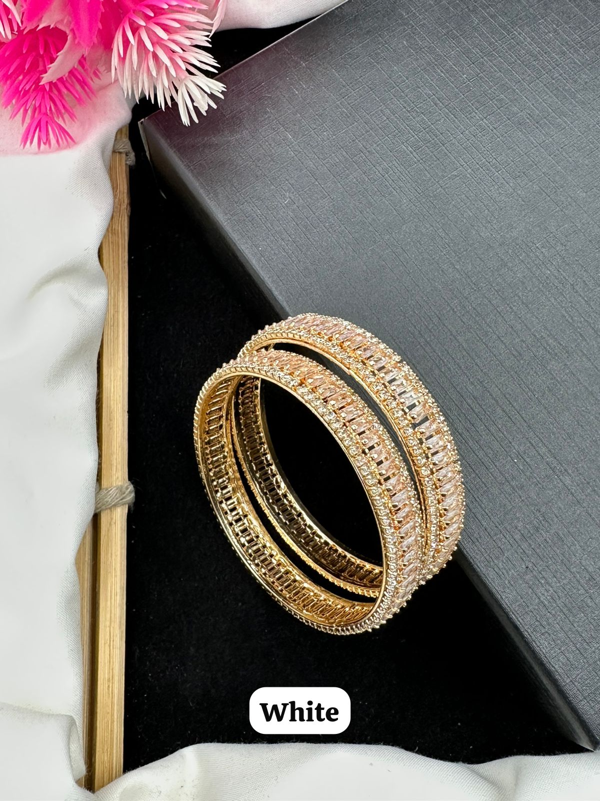 Zircon Work Jarao Bangles