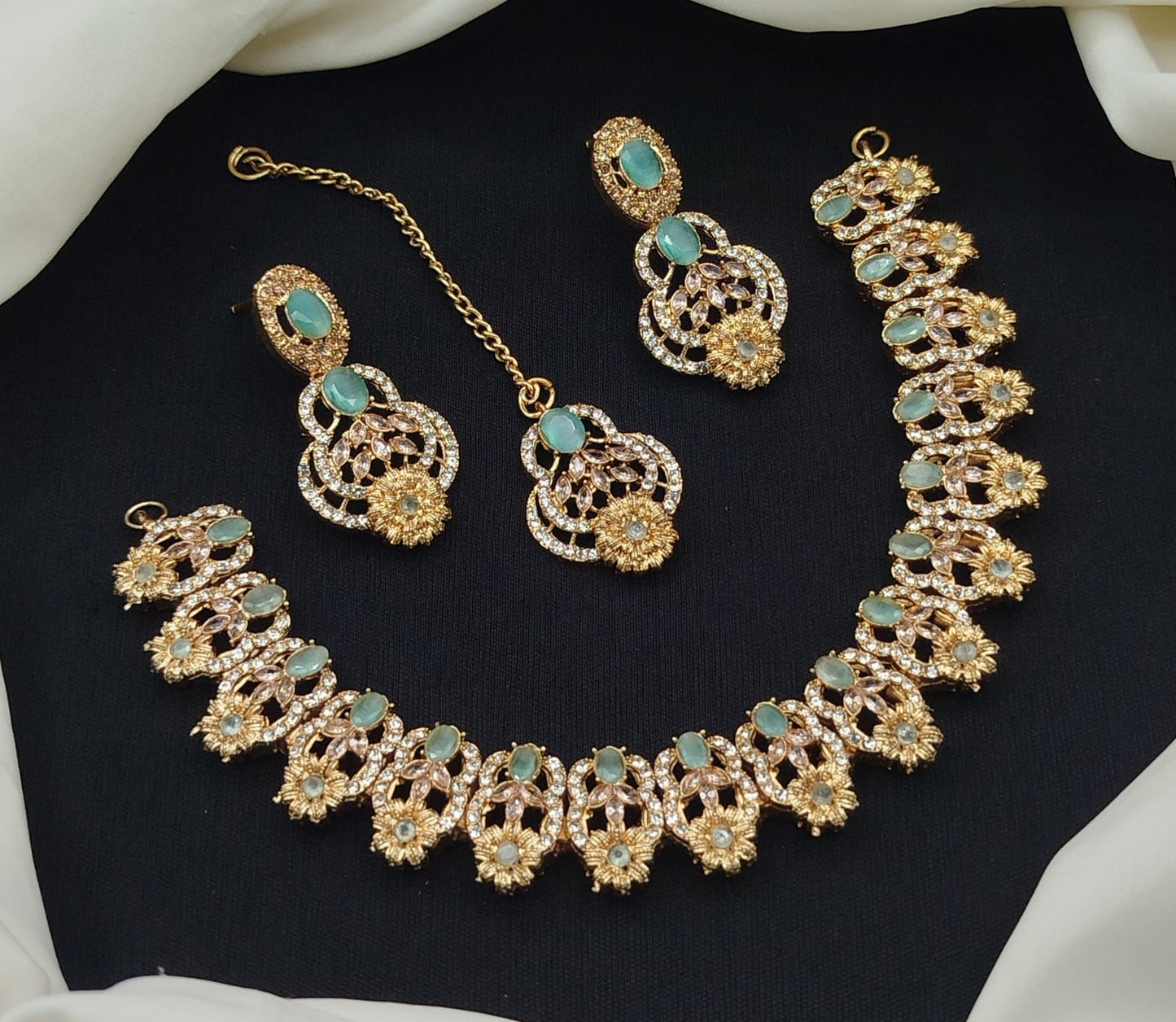 Zircon work Necklace Set