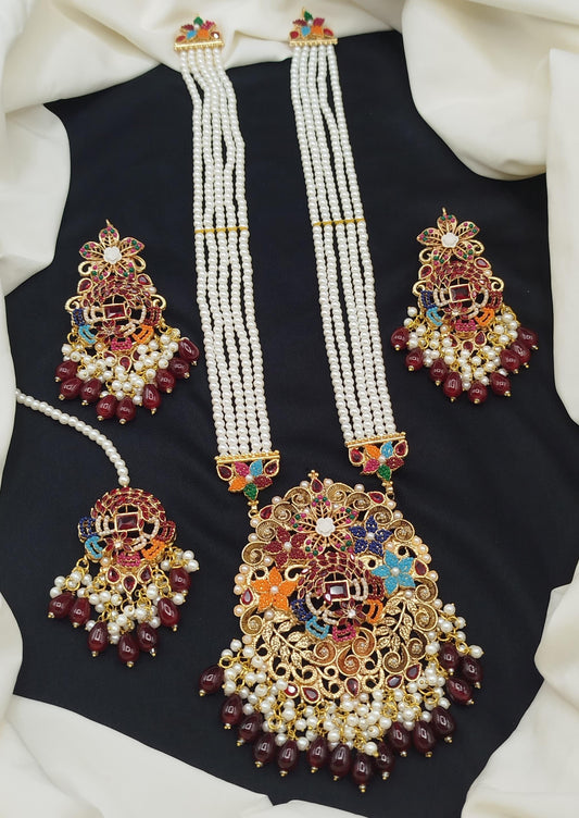 Nauratan & Zircon article Mala Dholna Set.