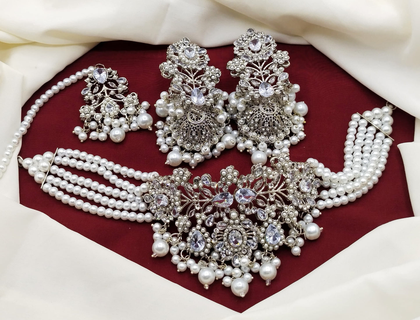Manjus Nauratan choker Set.